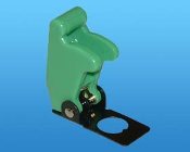 TOGGLE SWITCH COVER " GREEN" WITH "FUEL" LABEL