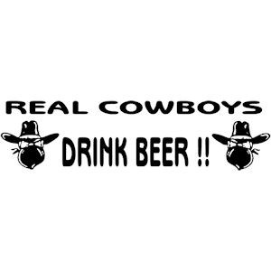 146<br>Real Cowboys Drink Beer
