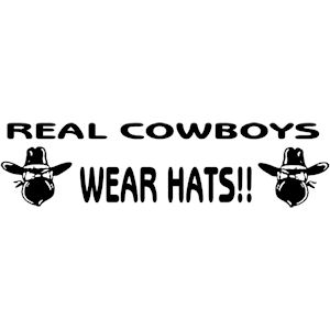 147<br>Real Cowboys Wear Hats